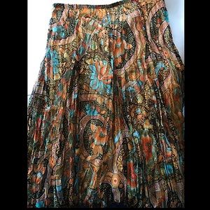 Studio 1940, Skirt with Floral Design, Size XL